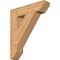 Ekena Millwork Traditional Slat Smooth Bracket, Western Red Cedar, 5 1/2"W x 26"D x 30"H BKT06X26X30TRA06SWR - alternate 1